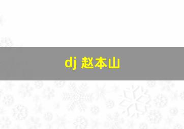 dj 赵本山